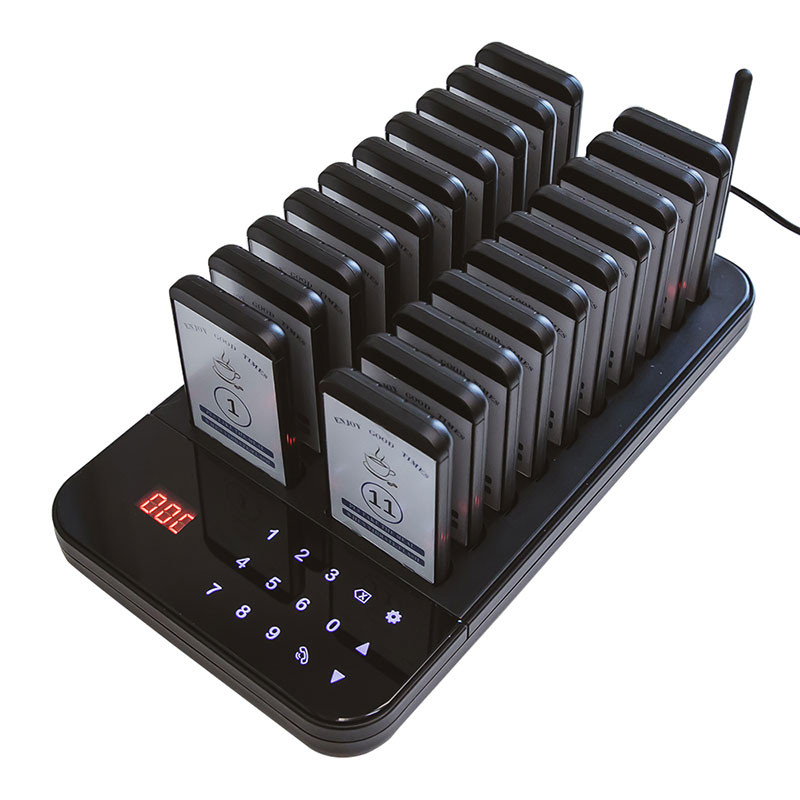 Wireless Restaurant Pager System Touch Panel Wireless Calling System beeper for Restaurant Guest