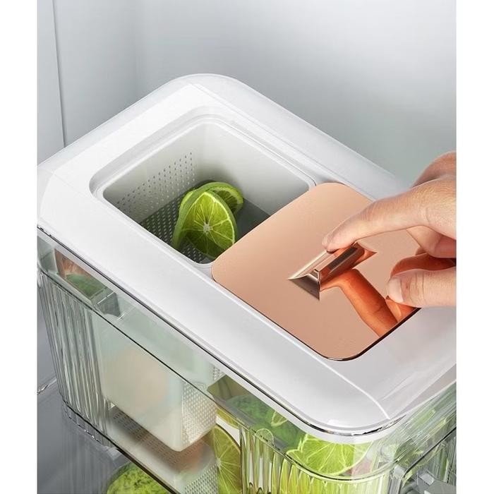 Tempat Air Minum 6L Dispenser Air Tempat Minuman Kulkas Dispenser Air Dingin tempat Infused Water