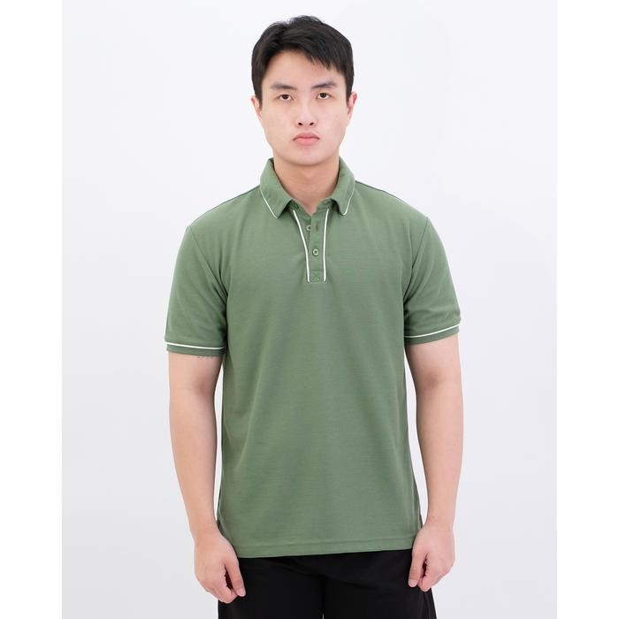 POSHBOY Polo Shirt Barcelona - Kaos Polo Pria Kerah List Lengan Pendek