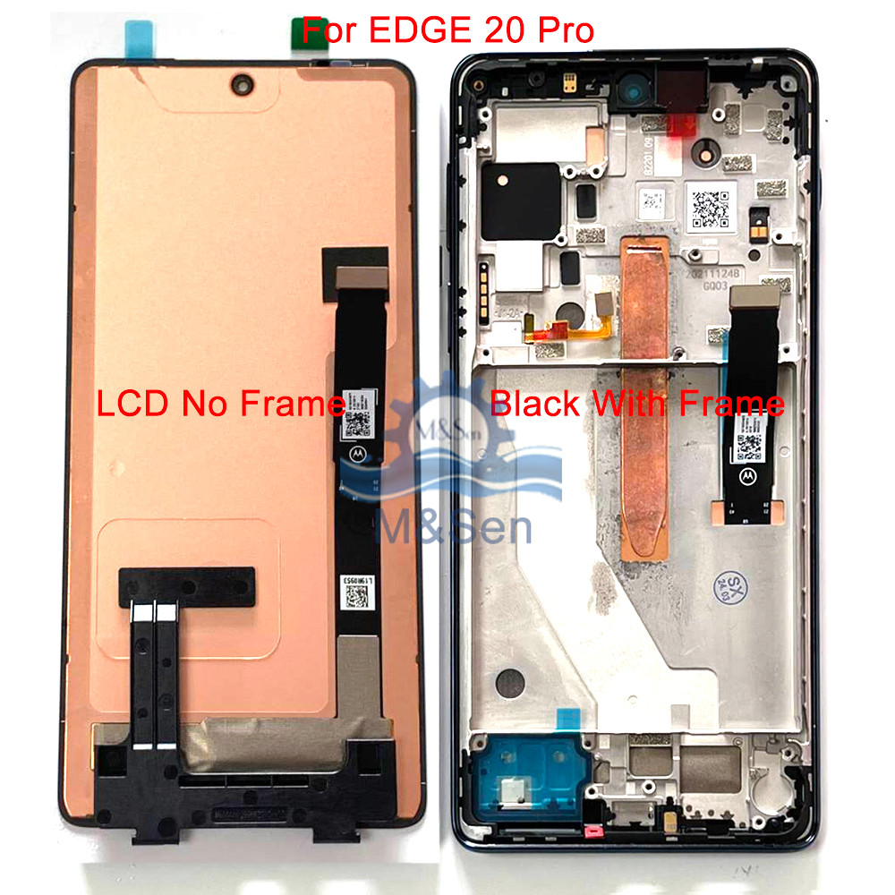 Original OLED 6.7'' For Motorola Edge 20 XT2143-1 LCD Display Screen Touch Digitizer Frame For Moto 
