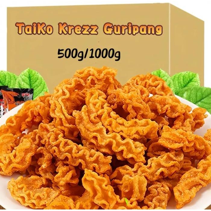

Halal Taiko Krezz Guripang Viral Snack 2 Rasa ! 500Gram !
