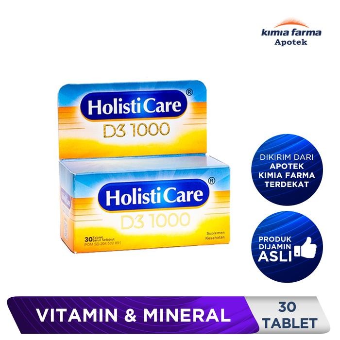 Holisticare D3 1000 30 Tablet / Vitamin D3 / Kimia Farma