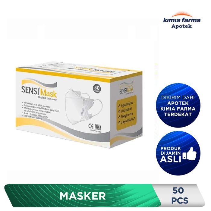 Sensi Masker Duckbill Dus 50 Pcs / Masker / Kimia Farma