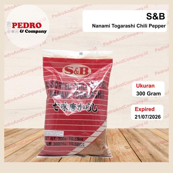 

S&B nanami togarashi chili pepper 300 gram - cabe bubuk jepang asli Spices Powder