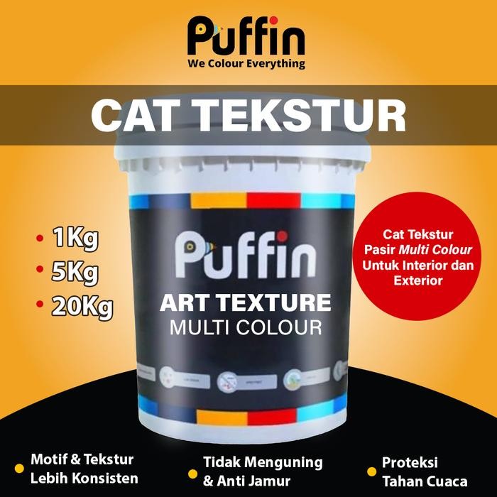 Cat Tekstur Puffin Art Texture Multicolour Cat Tembok Texture