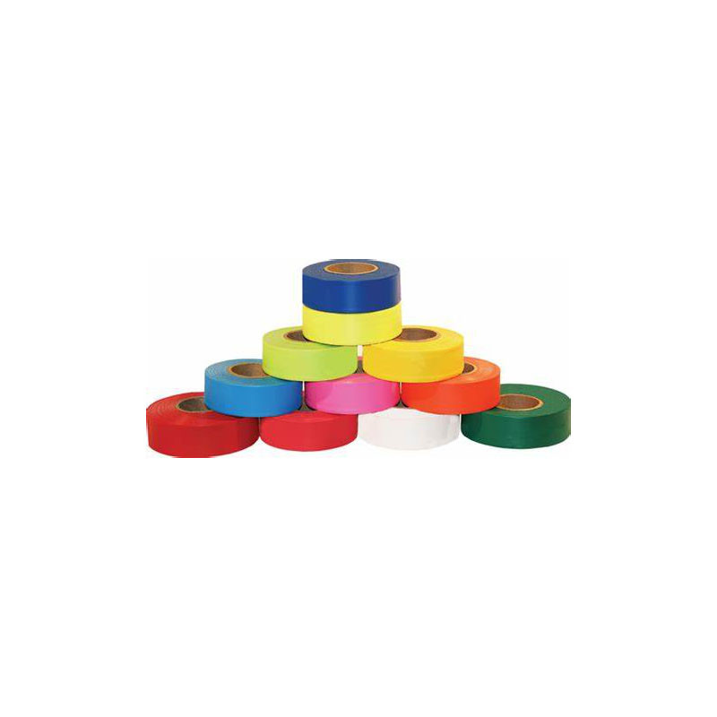 

PVC FLAGGING TAPE, For the classification of items, bright color, strong toughness, non-adhesive