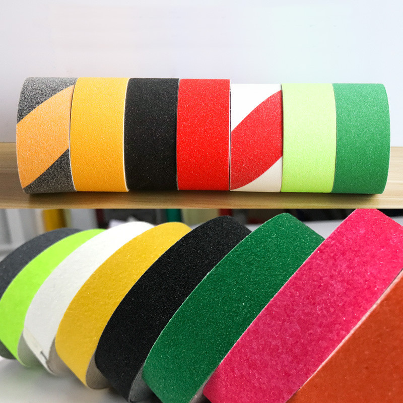 

High Quality 1pcs 2.5cm*5m Anti-skid Warning Tape For Factory Warehouse Home Bathroom Stairs
