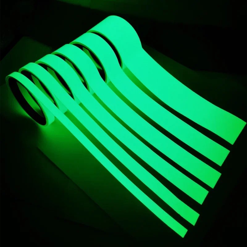Luminous Tape Luminous Tape Green Warning Ground Light Storage Stair Anti-Slip Sticker Reflective
