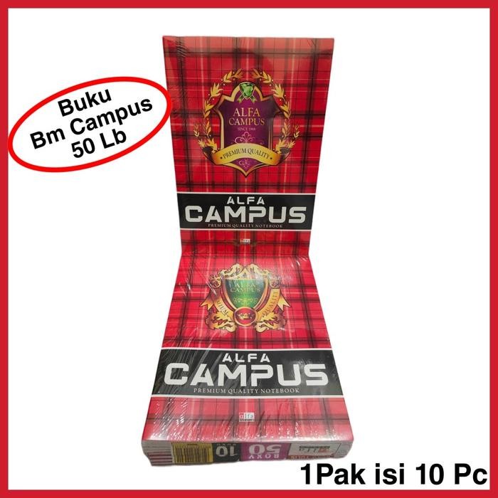 

Promo Buku Tulis Campus 50 Lembar -Boxy - Per Pack - Isi 10 Buku
