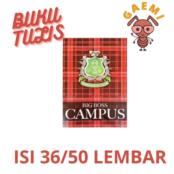 

Buku Tulis Campus Big Boss (36/50 Lembar) Berkualitas!!!