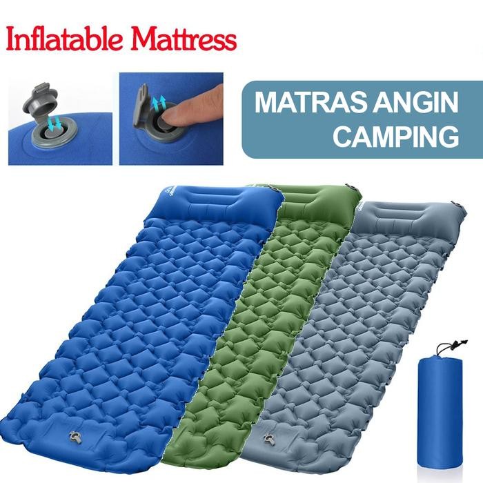 Matras Angin Camping Inflatable Mat Sleeping Pad Matras Tiup
