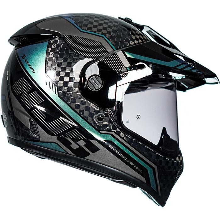 NJS S-Cross Carbon Tour X - Helm Full Face