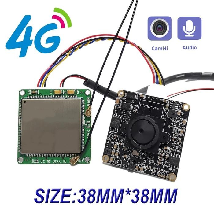 Mini 4G Pin hole Camera CCTV P2P Audio 3G SIM Camera Module