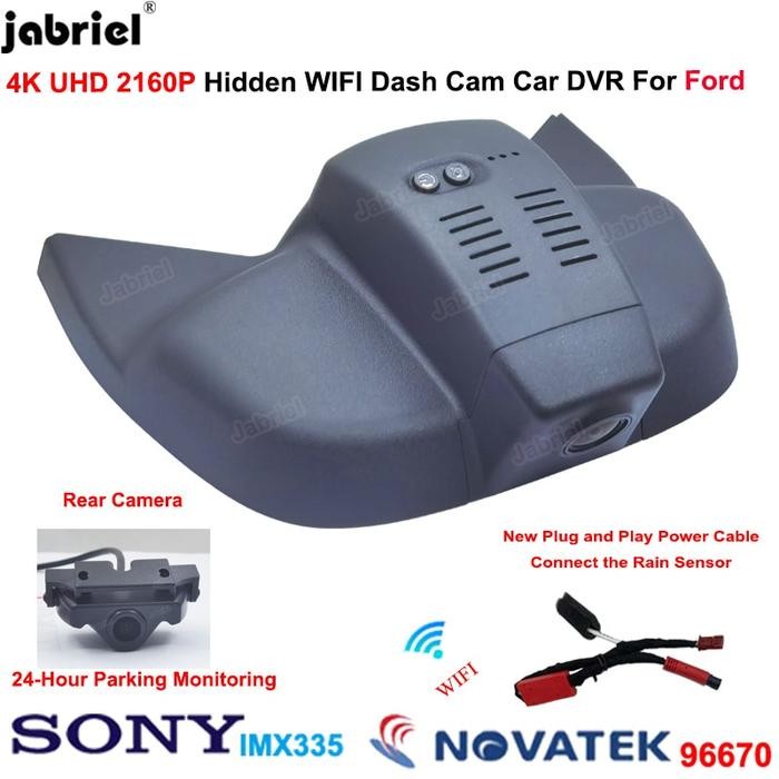 New 4K 2160P Hidden Wifi Car DVR Rear Camera Dash Cam Video Recorder