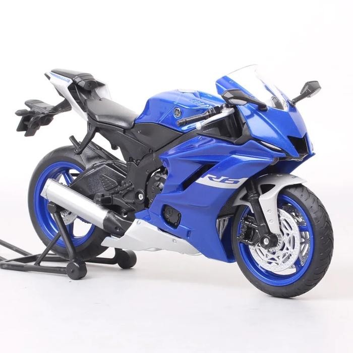 1:12 Scale Welly 2020 Yamaha YZF-R6 R6 Motorcycle Vehicle Racing