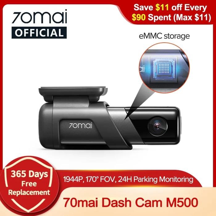 70mai Dash Cam M500 1944P 170FOV 70mai Car DVR Camera Recorder