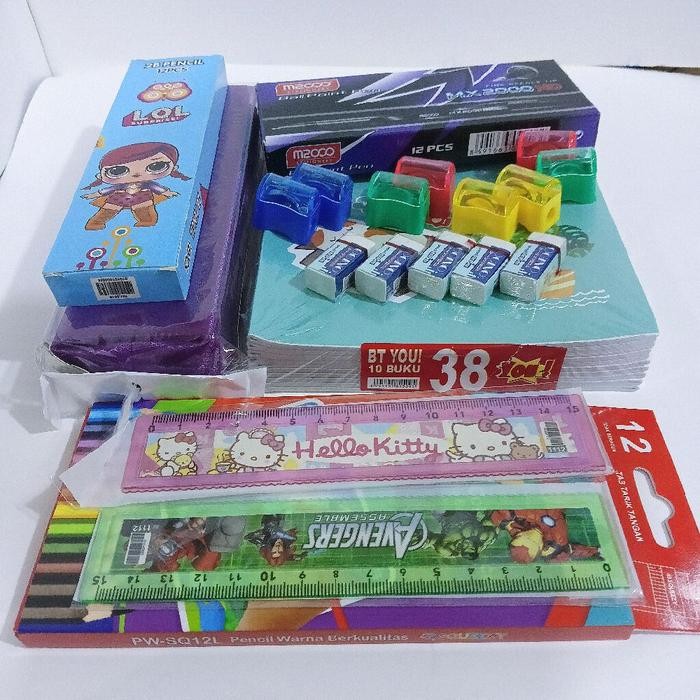 

Buku Tulis Set Anak Sekolah Komplit Siap Masuk Sekolah Alat Set Sekolah Belajar Stationery Peralatan