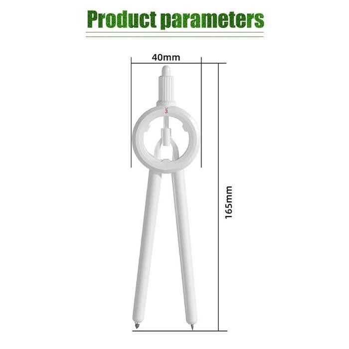 

ORIGINAL Jangka Busur 360 Derajat Radius Tampilan Digital Alat Menggambar Lingkaran Fancy untuk Anak