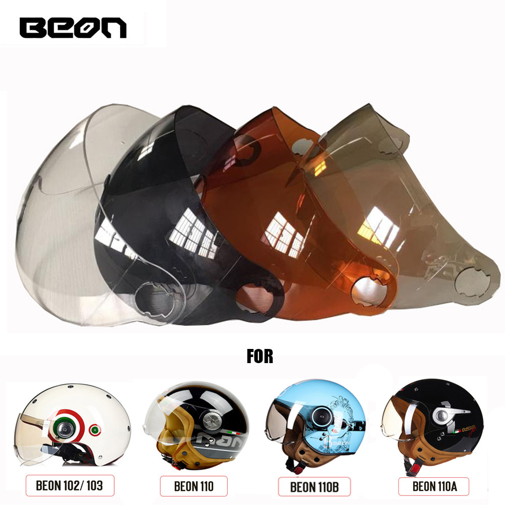 Beon Motorcycle Half Helmet Visor Windproof Shelter Helmets Glasses Goggles For Beon 102 103 Beon