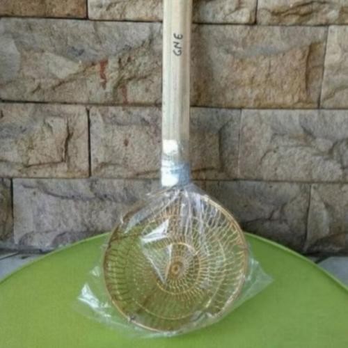 saringan mie ayam kuningan no 6 / serok mie ayam asli kuningan anti karat no 6 / saringan mie kocok 