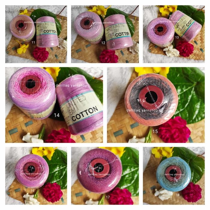 

Benang Rajut Jala Cake United Soft Cotton Dua