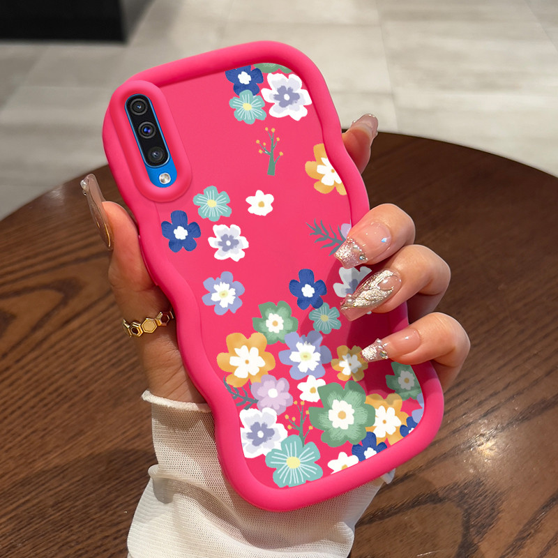 Casing Untuk Samsung A50 A50s A30s Case Casing Daisy HP Cesing pelindung Silikon Softcase Macaron Ka