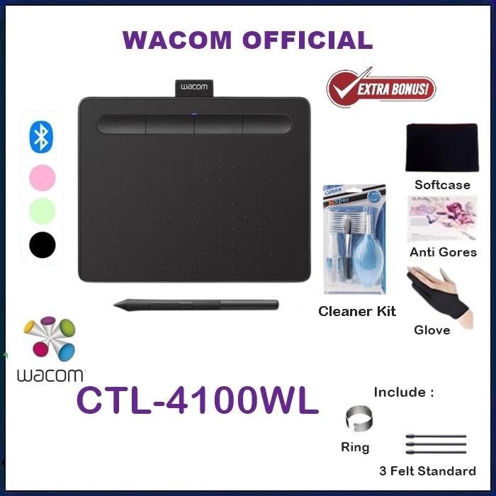 Wacom Intuos Drawing Tablet Bluetooth CTL-4100WL CTL4100 CTL 4100WL