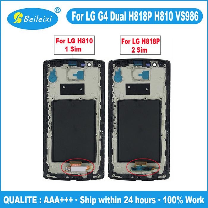 For LG G4 H810 H815T LS991 VS986 VS999 DS1402 LCD Display Touch Screen Digitizer Assembly For LG G4 
