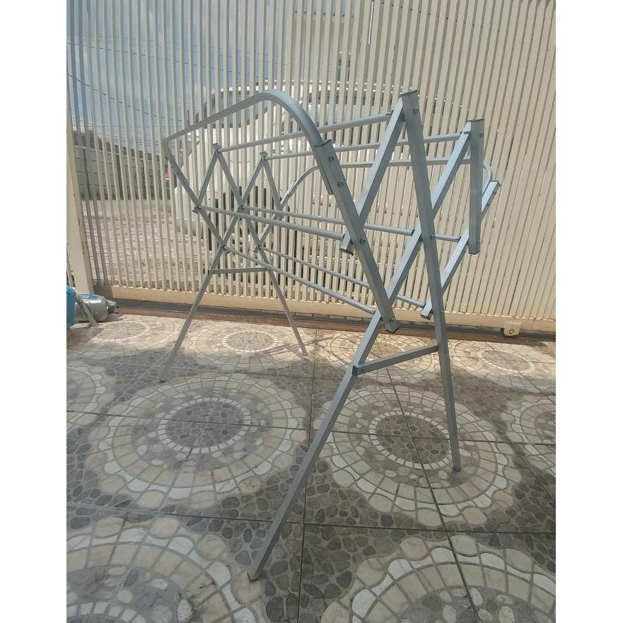 Jemuran Baju Handuk Minimalis Alumunium Almini Aluminium -Gratisongkir