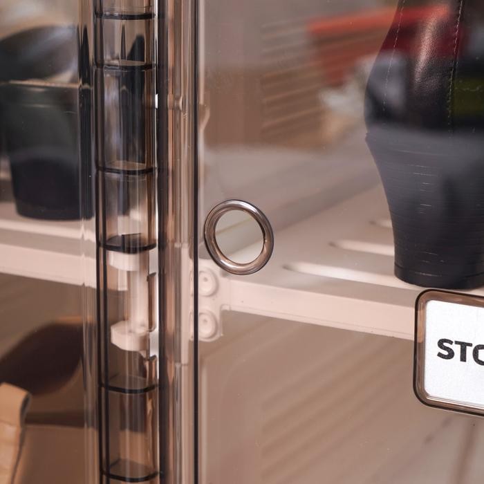 Stora Rak Sepatu Lipat Transparan