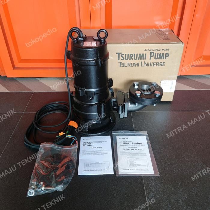 Terbaik Pompa Submersible Sewage Tsurumi 50Nh22.2 2.2Kw/3Hp 2900Rpm 3Phase 2"