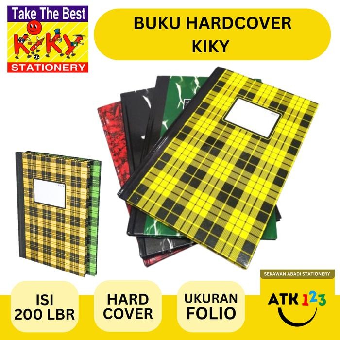 

Buku Hardcover Folio Merk Kiky Isi 100 / 200 Lembar
