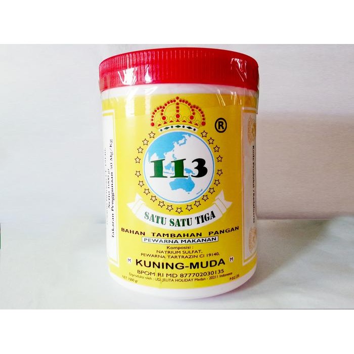 

Pewarna Makanan Kuning Muda/ Food Coloring Yellow Lemon 1000gr