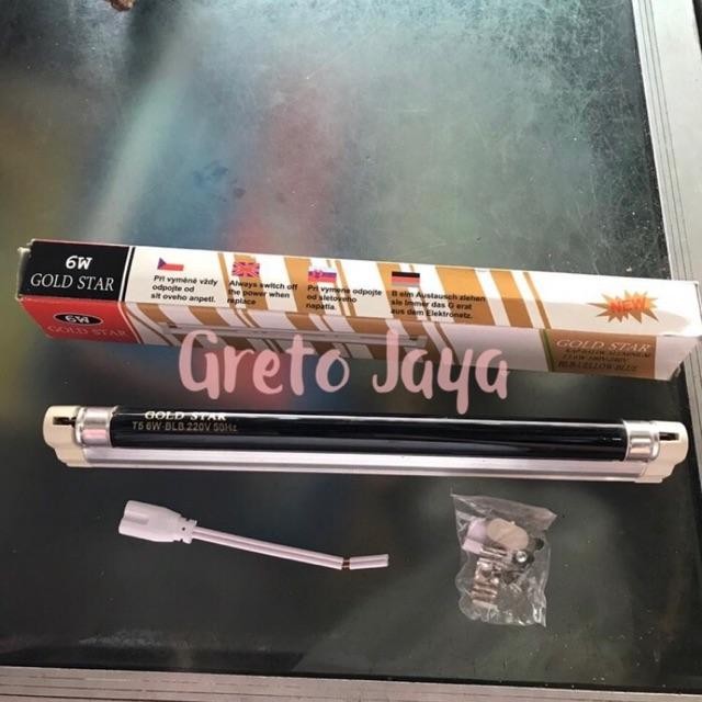 

(T5 6 Watt) Lampu UV Sinar Ultra Violet Pendeteksi Uang Money Detector Deteksi