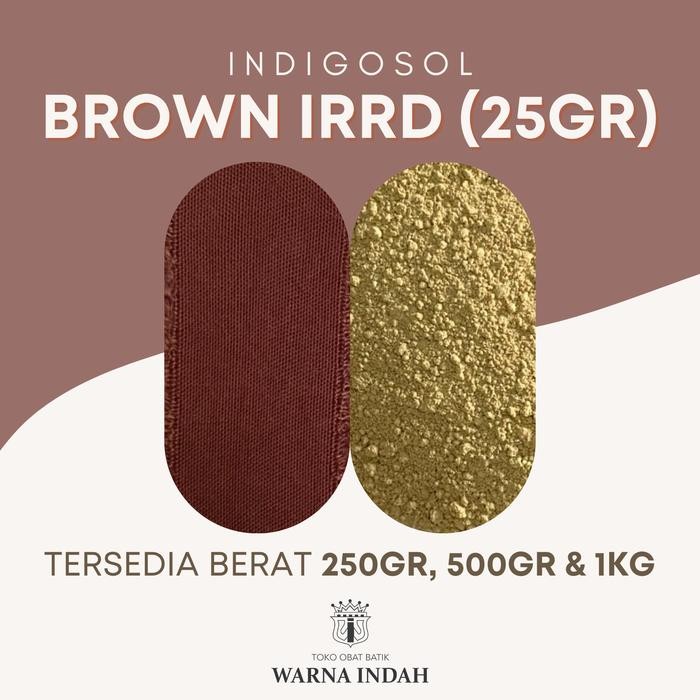 

PEWARNA BATIK / PEWARNA TEKSTIL SOL/INDIGOSOL BROWN IRRD GRAM