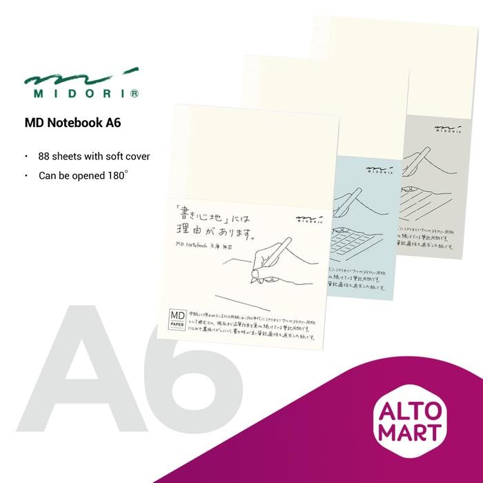 

MIDORI MD Notebook A6 Buku Catatan Jurnal Diary Journal Tulis Sketch