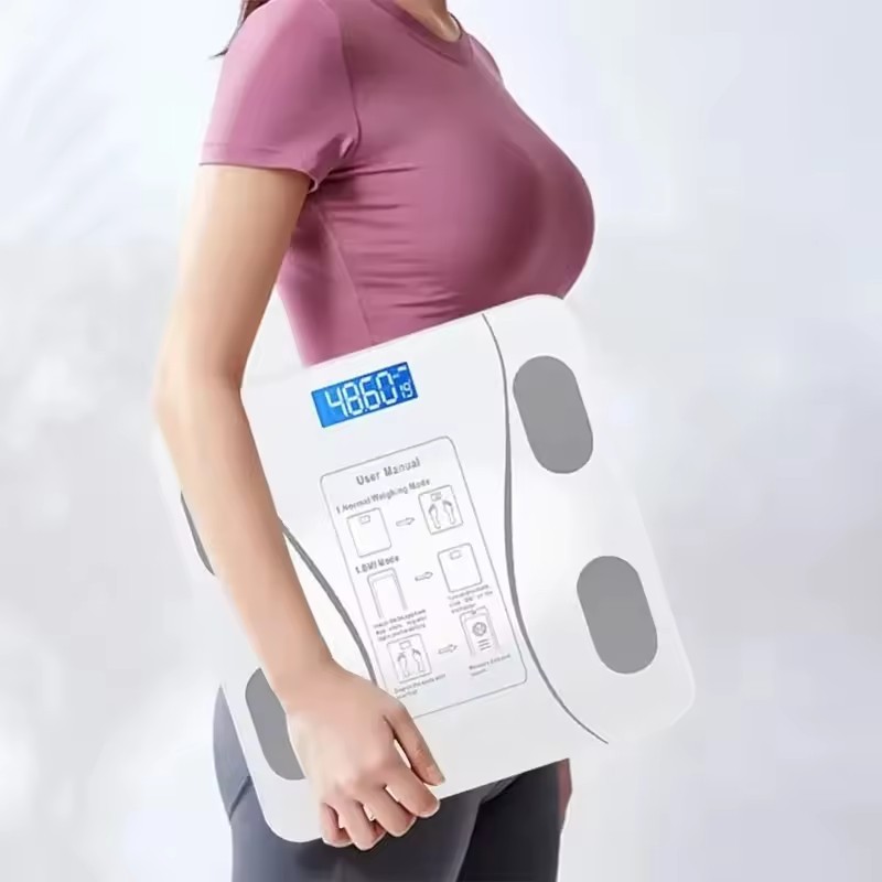 2025 Smart with smart APP synchronized weight scale bathroom digital scale Bluetooth body fat scale