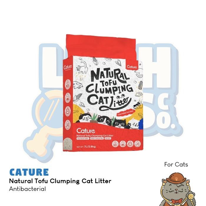 Cature Natural Tofu Clumping Cat Litter Antibacterial