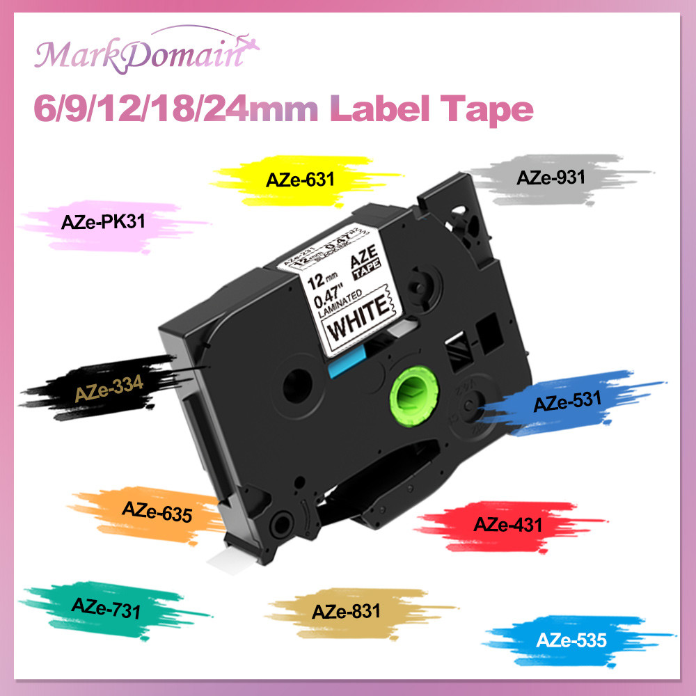 

231 TZ Tape 231 Label Tape Compatible for Brother Label Tape 6mm/9mm/12mm/18mm/24mm Labeling Ribbon