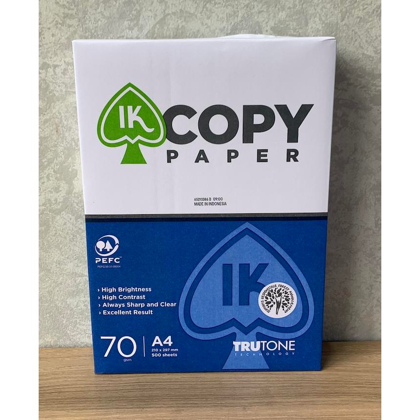 

Kertas Hvs Copy Paper A4 70 Gr (Khusus Gojek Atau Grab)