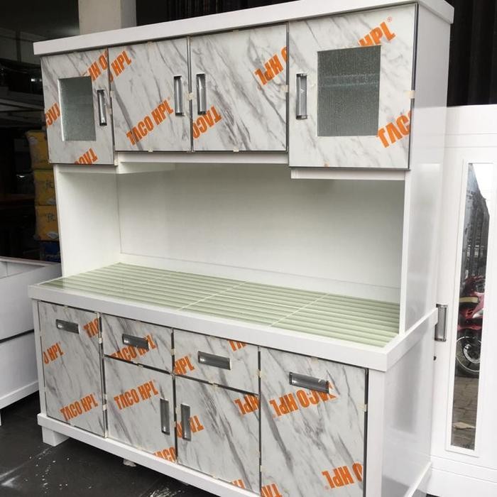 LEMARI SAYUR/ LEMARI PIRING/ KITCHEN SET 4 PINTU (DUCO -HPL)