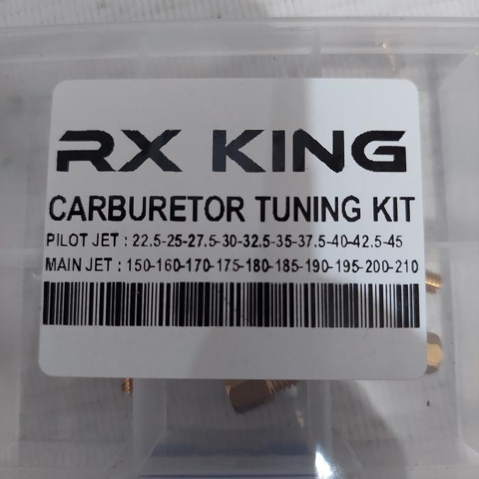 Paket spuyer pilot jet main jet lengkap Karbu Rx king dan Fizr