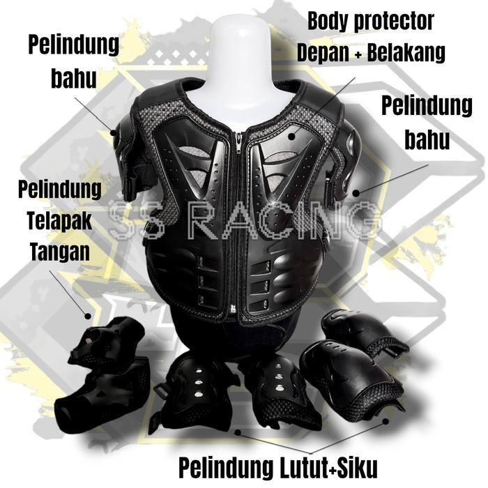 body protector anak bodyprotector anak pelindung dada anak trail cross