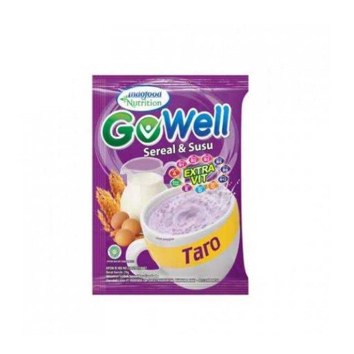 

Gowell Sereal dan Susu Rasa Taro 29 gram