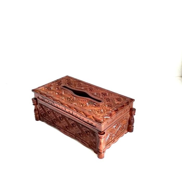 TEMPAT TISU UKIR KAYU JATI