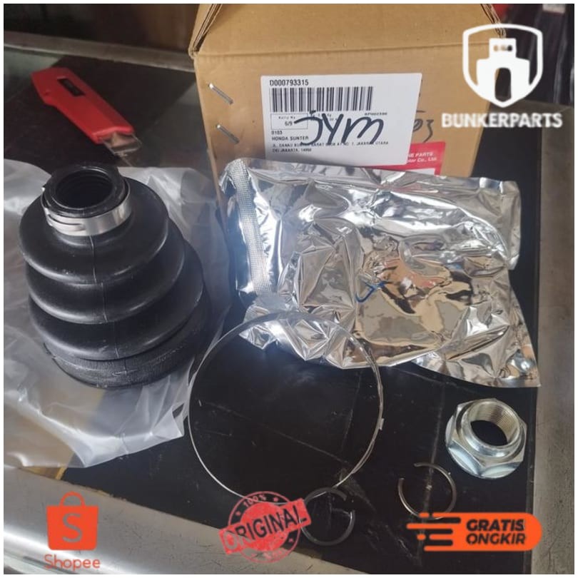 Karet Kopel Boot CV Joint As Roda Dalam Honda BRV Original