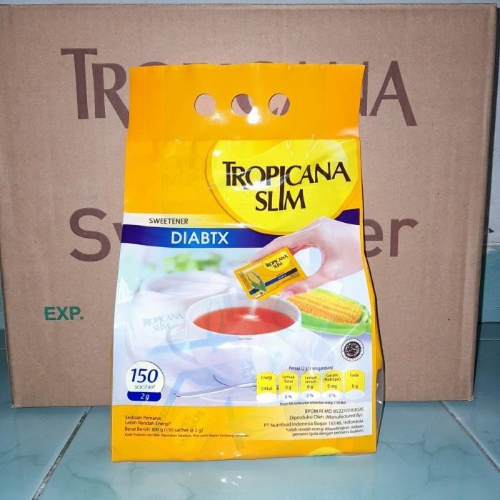 

New Tropicana Slim Sweetener DIABTX Kemasan Bag Isi 150 Sachet Gula Pasir Sugar