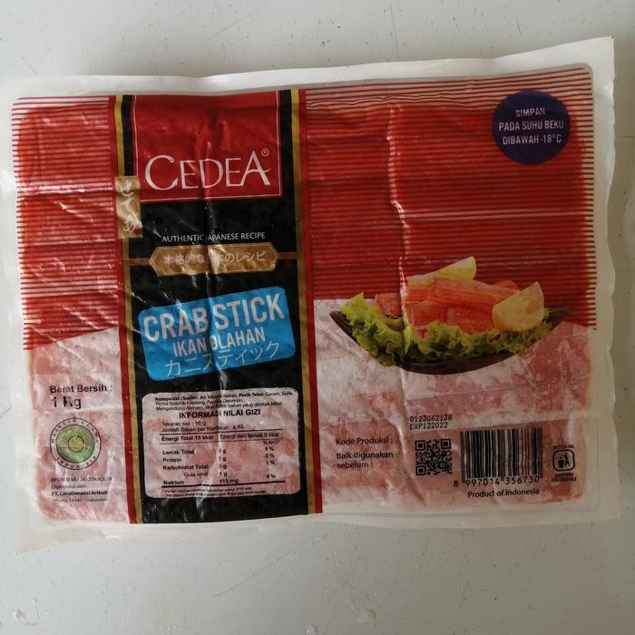 

New cedea crab stick 1kg