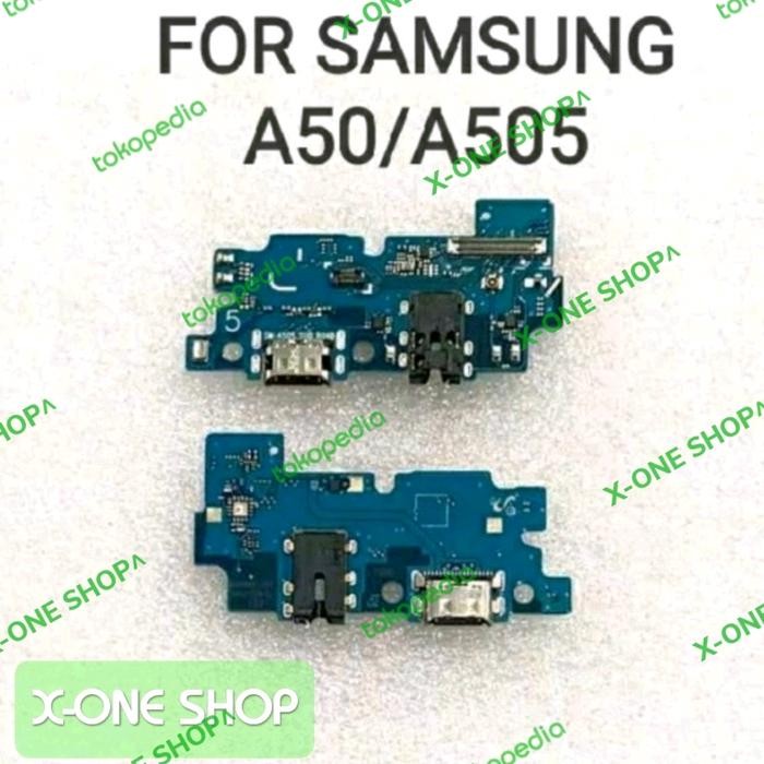 Konektor charger Samsung A50 A505 A505F papan cas with mic Hf Original
