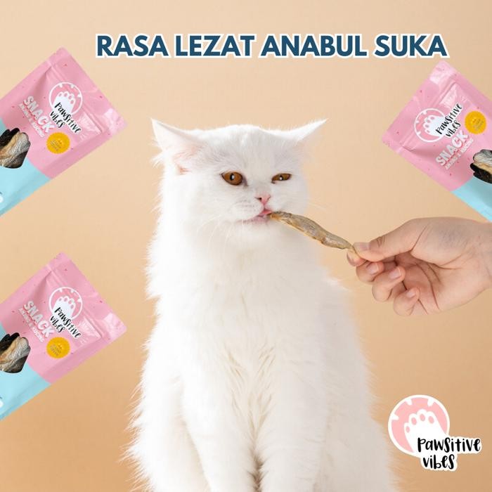 Cemilan Anjing Kucing Snack Cemilan Sehat Ikan Kering Beku Dan Lezat